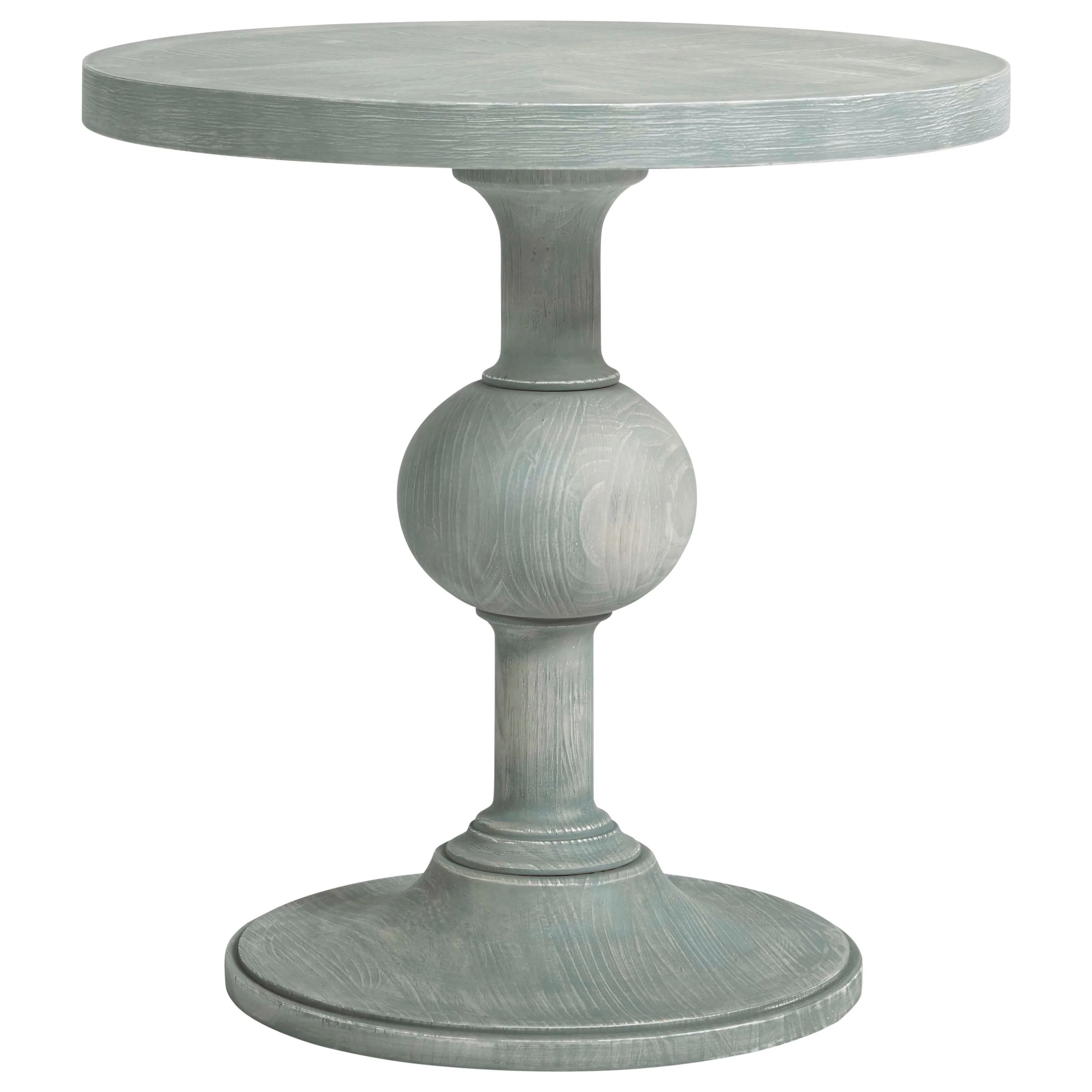 Universal EscapeCoastal Living Home Collection 833A815 Coastal Round Pedestal End Table in